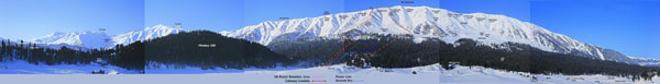 Gulmarg - Himalaya - Cachemire - Inde - Vue panoramique