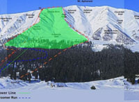 Ski Gulmarg - Himalaya - Cachemire - Inde - Terrain patrouill&eacute;