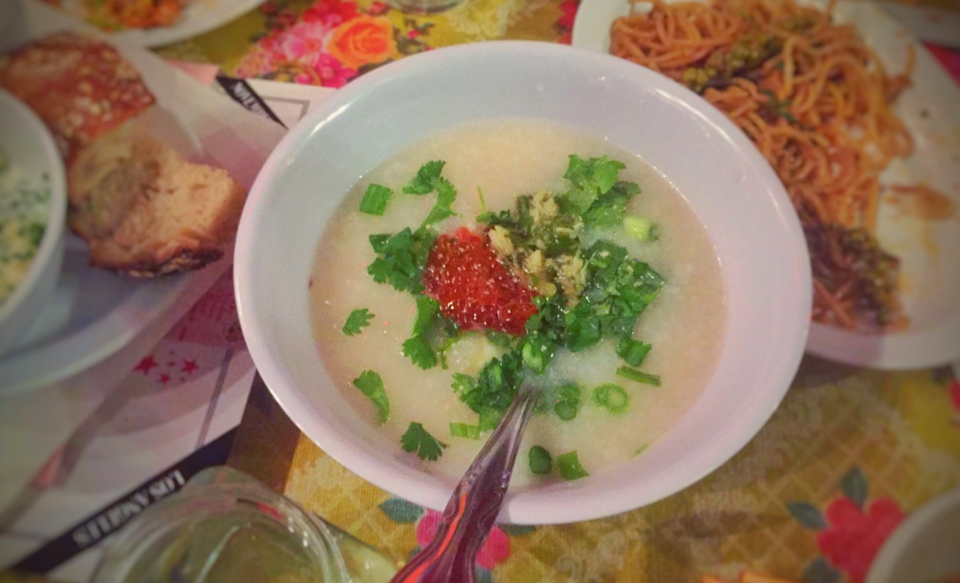 delicious crab porridge